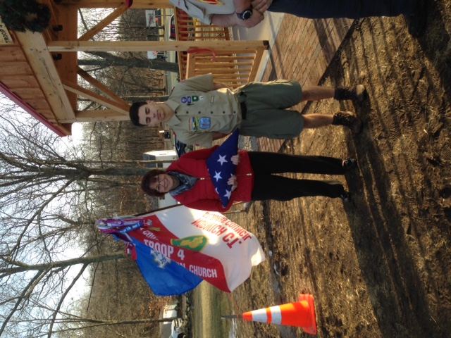 Tyler Steven with Mayor